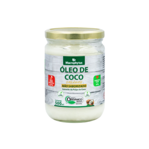 OLEO DE COCO NÃO SABORIZADO 500ML SEM FUNDO